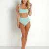 Hunza G Bikinis>Nile Patricia Bikini Set Pistachio