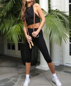 Indah Bottoms | Shorts>Body No.126 Long Bike Short Black