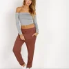 Indah Tops>Cider Strapless Rib Crop Top