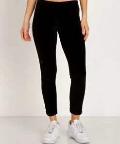 Indah Pants | Pants>Mozzarella Solid Velour Sweats Black