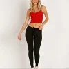 Indah Pants>Snickers Solid Drawstring Pant Black