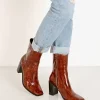 Jaggar Boots>Bold Ankle Boot Chocolate