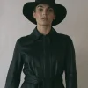 Janessa Leone Accessories>Auggie Packable Wool Hat Dark Olive
