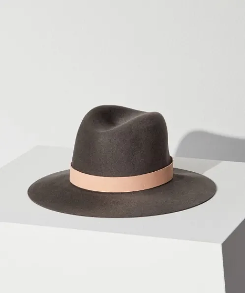 Janessa Leone Accessories>Darian Hat Grey