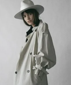 Janessa Leone Accessories>Layne Hat Off White