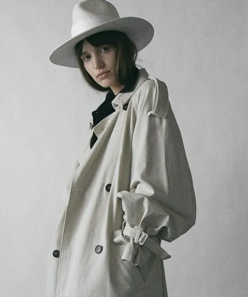 Janessa Leone Accessories>Layne Hat Off White
