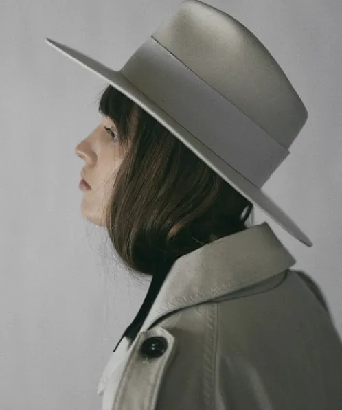 Janessa Leone Accessories>Layne Hat Off White