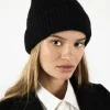 Janessa Leone Accessories>Piper Beanie Black