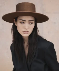 Janessa Leone Accessories>Tia Bolero Hat Whiskey