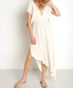 Jen's Pirate Booty Dresses>Corvette Dress Natural Gauze