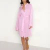 Jen's Pirate Booty Dresses>Morrison Button Up Dress Baby Pink