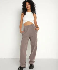 Joah Brown Tops>Curve Crop Tank Bone