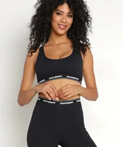 Joah Brown Sports Bras>The Sports Bra Sueded Onyx