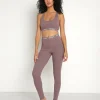 Joah Brown Pants>The Sports Legging Sueded Mauve
