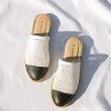 Kaanas Sandals | Flats>Palau Fishnet Mule Espadrille White