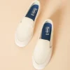 Keds Sneakers>Crew Kick 75 Slip On Canvas Sneaker White