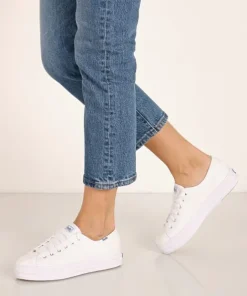 Keds Sneakers>Triple Kick Canvas Sneaker White