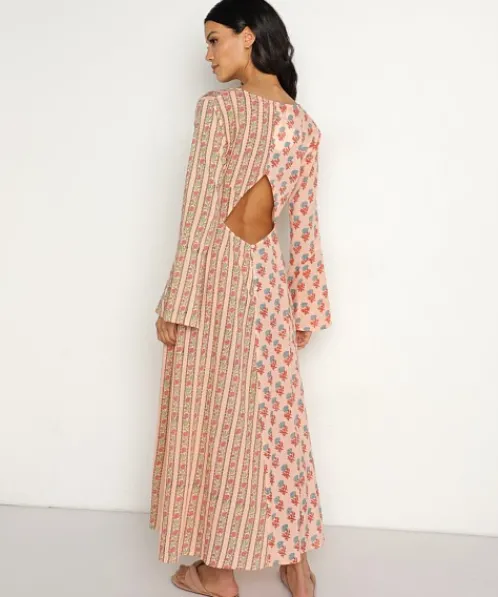 Kinga Csilla Dresses>Diya Cradle Maxi Dress Block Printed