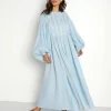 Kinga Csilla Dresses>Mascali Dress Blue Linen