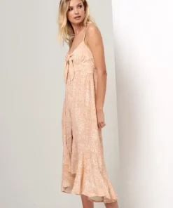 KIVARI Dresses>Maxi Dress Rosa Snake