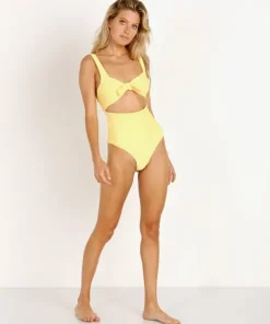 Kopper & Zink One Pieces>Kopper & Zink Gidget One Piece Lemon