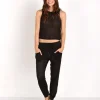 Koral Tops>Muscle Tank Black