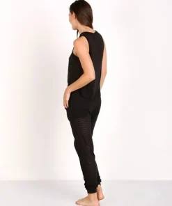 Koral Tops>Muscle Tank Black