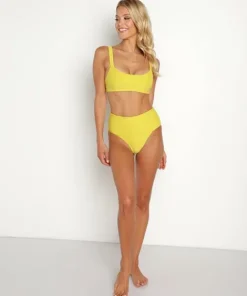 L Space Bikinis>Eco Jess Bikini Top Apple Green