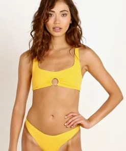 L Space Bikinis>Julia Bikini Top Sunshine Gold
