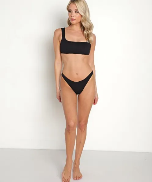 L Space Bikinis>Rylee Bikini Bottom Black