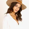 Lack of Color Accessories>Benson Tri Hat Brown