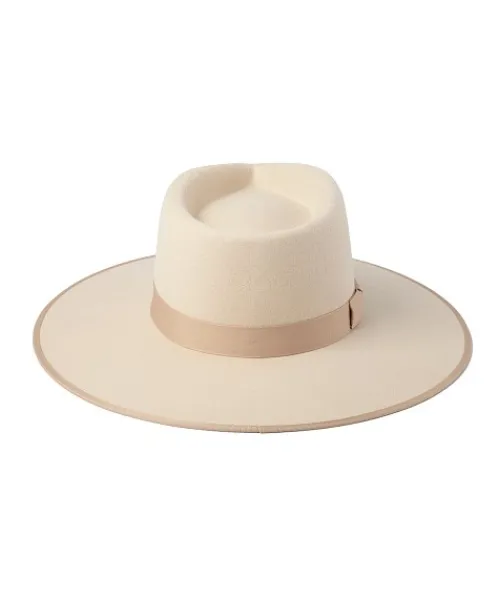 Lack of Color Accessories>Ivory Rancher Fedora Hat