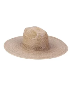 Lack of Color Accessories>Western Wide Palma Hat Natural Brown