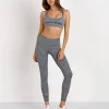 Lanston Bottoms>Sport Kass X Legging Charcoal