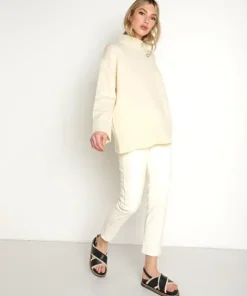 LBLC Pants>Franny Vegan Leather Trouser Ivory