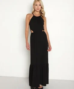 LBLC Dresses>Heather Cut Out Dress Black
