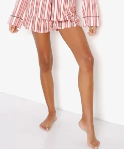 Les Girls Les Boy Shorts>s Stripes Boxer Cream