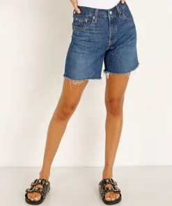 Levi's Shorts>501 Mid Thigh Short Sansome Nights