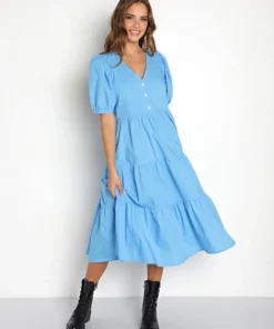 Levi's Dresses>Eileen Midi Dress Bonnie Blue Boonie Blue