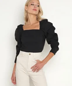 Levi's Tops>Junie Mutton Long Sleeve Blouse Caviar