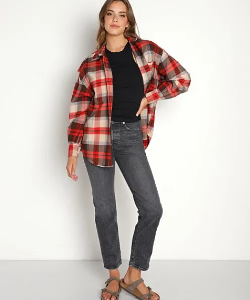 Levi's Tops>Remi Utility Shirt Rosie Plaid