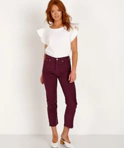 Levi's Pants>Wedgie Straight Leg Cord Potent Purple Cord