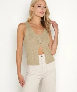 Line & Dot Knits>Line & Dot Kendall Sweater Top Natural