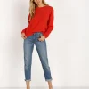 LNA Clothing Knits>Bisous Sweatshirt Poppy Potassium