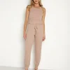 LNA Clothing Pants>Core Ribbed Jogger Nude