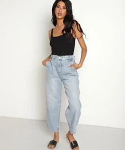 LNA Clothing Bodysuits>Essential Scoop Tank Bodysuit Black