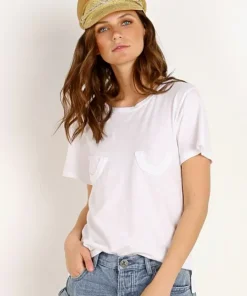LNA Clothing Tops>Sienes Tee White