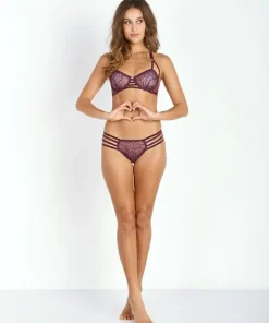 Lonely Bras>Lulu Strap Bra Damson