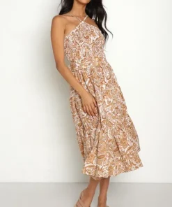 Lusana Dresses>Arlen Midi Dress Cadiz Paisley