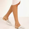 Matisse Flats>Solstice Slide White